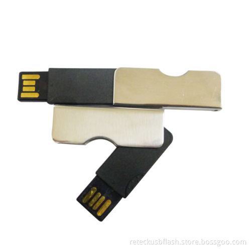 Rotating Pen Drive Storage Metal USB Flash Drive